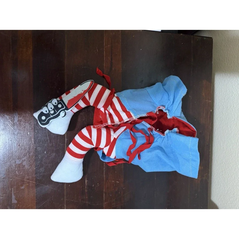 Dog Costume Jumpsuit Halloween Pets Chucky Outfit Good Dog Size Small